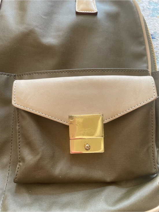 India Hicks Nylon and Leather Backpack.  Perfect for travel!